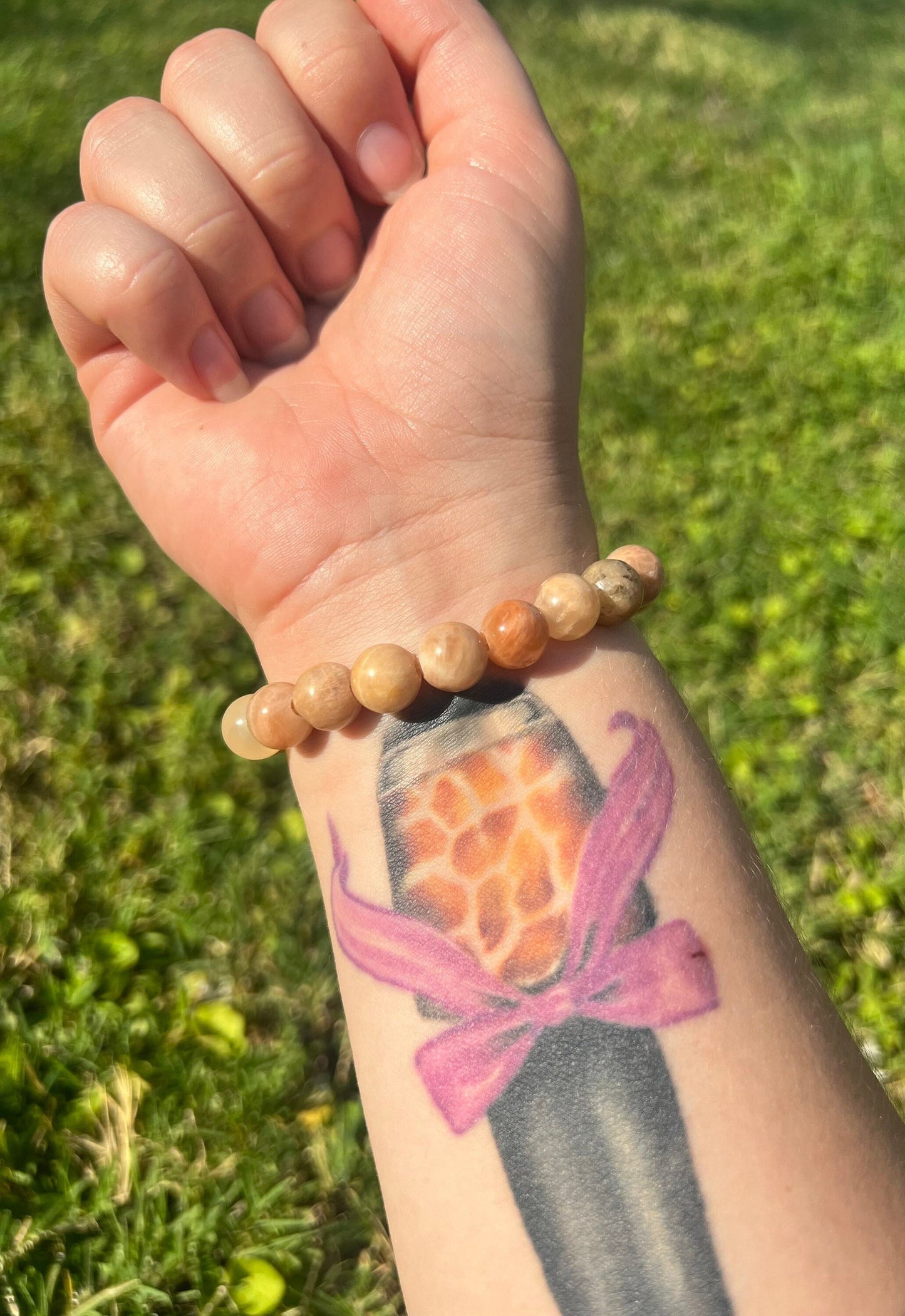 Beautiful Sunstone Bracelet 10MM