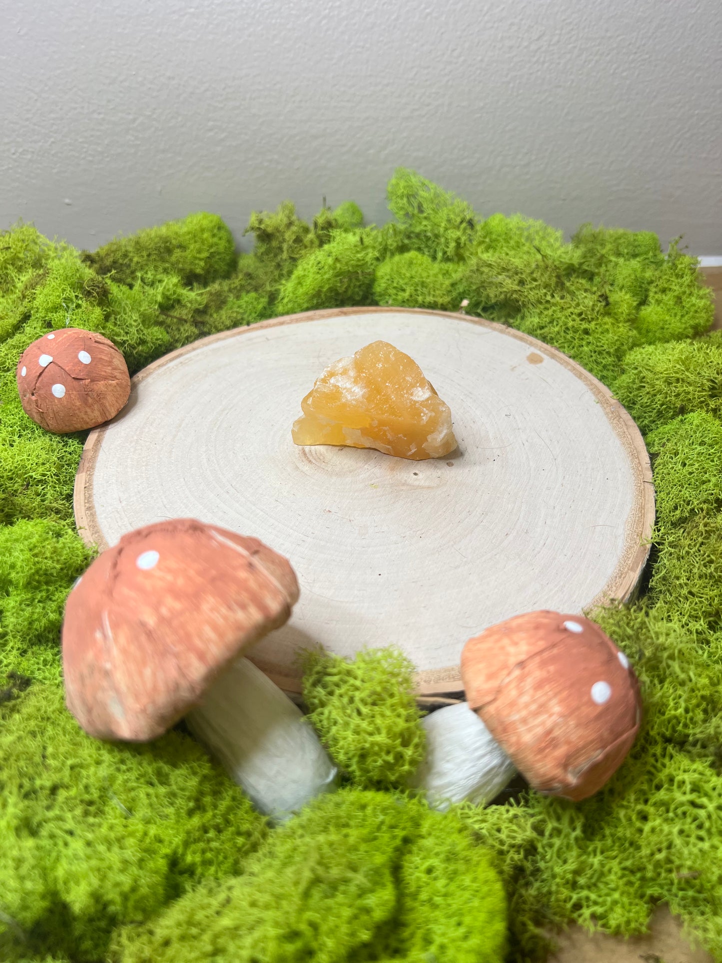 Raw Bright Orange Calcite