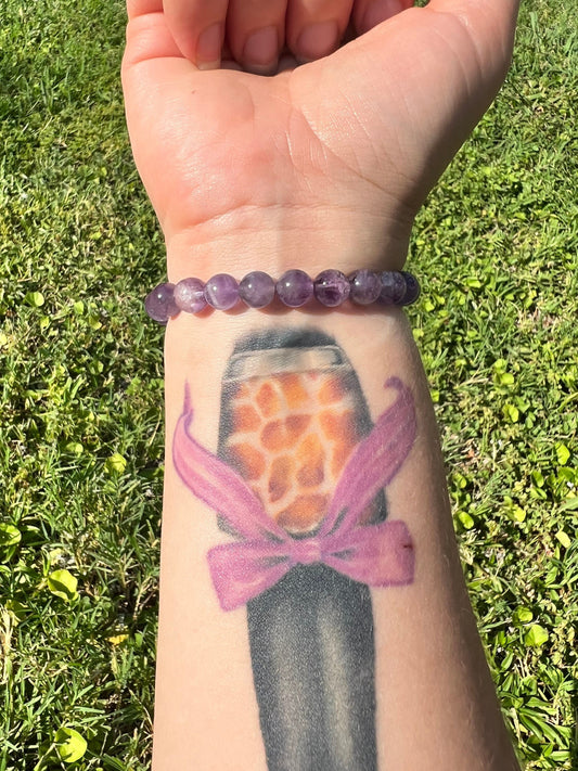 Beautiful Amethyst Bracelet 8MM