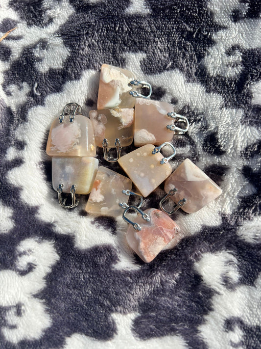 Cute Unique Flower Agate Purse