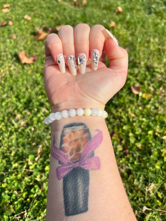 Beautiful Pastel Morganite Bracelet 8MM