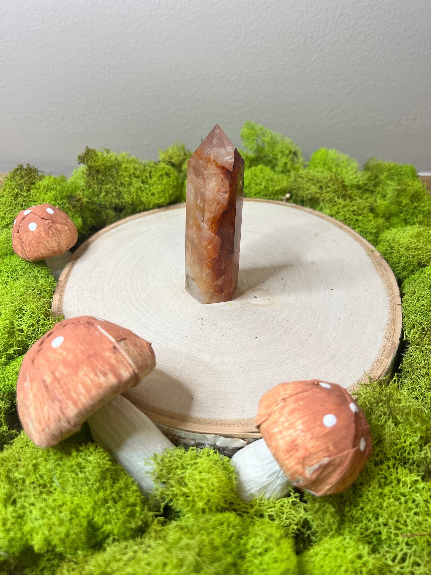 Beautiful Fire Quartz Tower