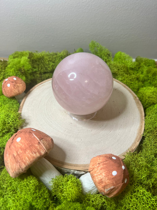 Gorgeous Pink Lemonade Rose Quartz Sphere