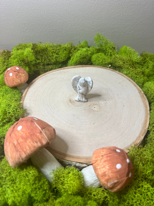 Adorable Howlite Angel