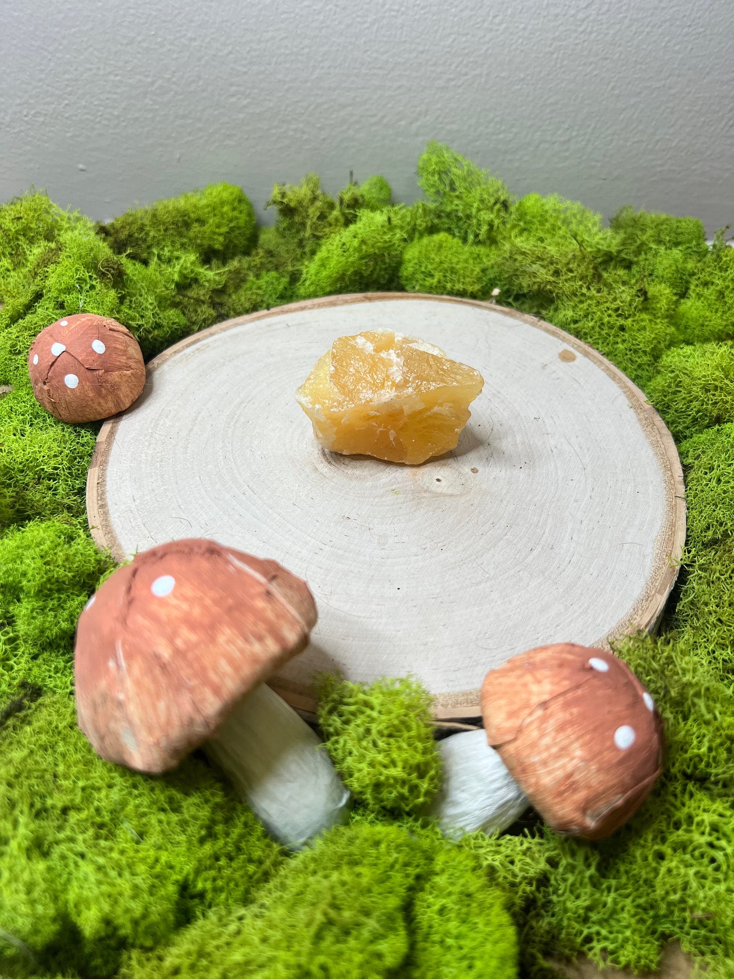 Raw Bright Orange Calcite