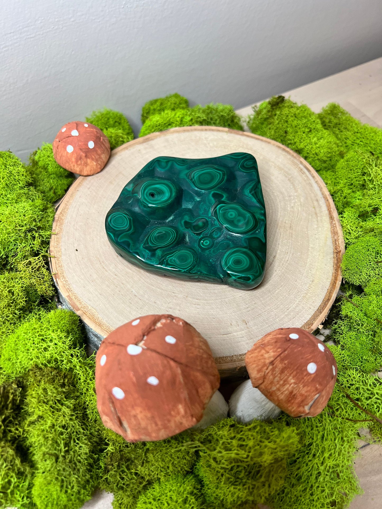 High Quality Emerald Green Malachite Freeform from Africa Lots of Orbs