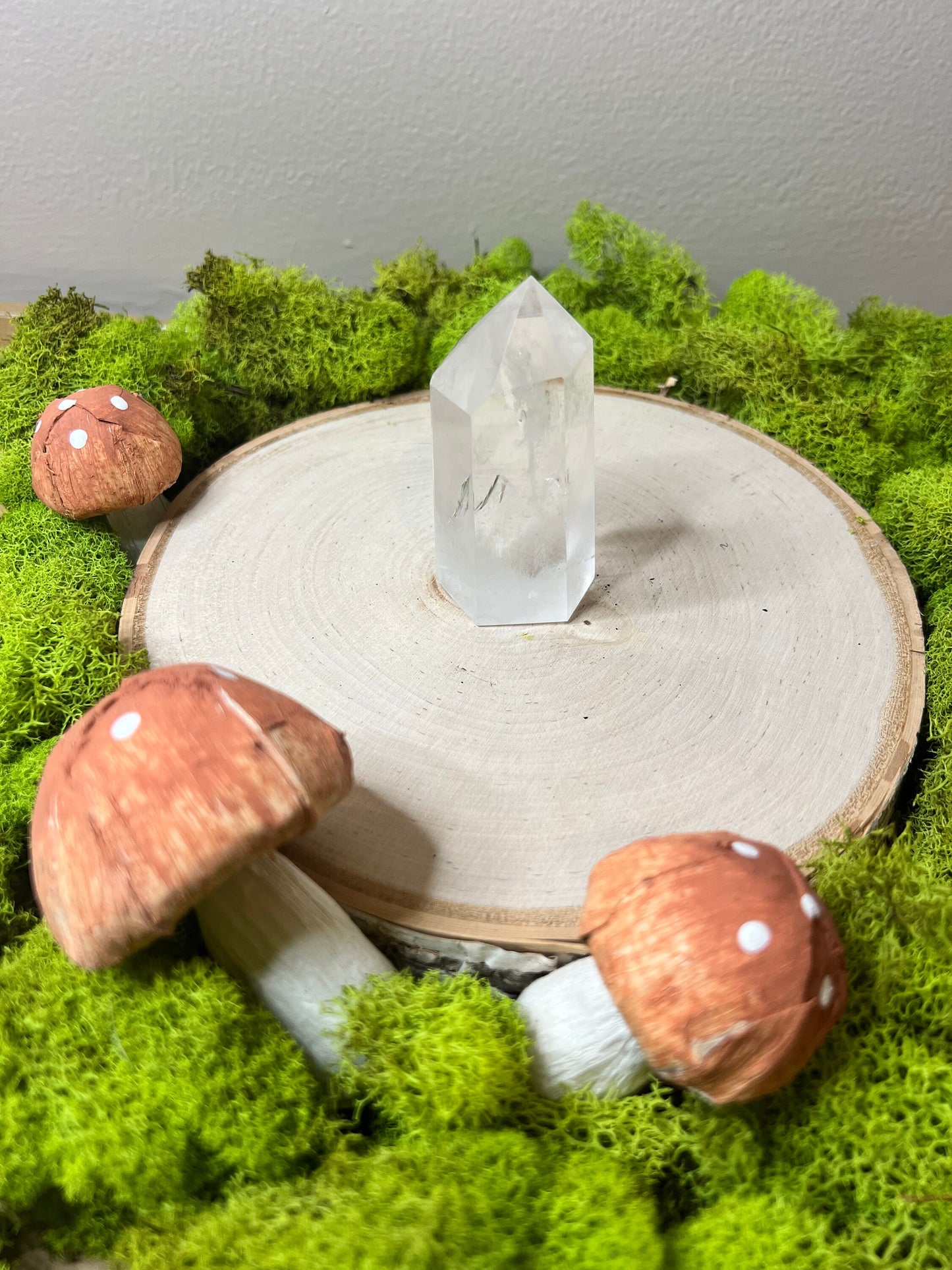 Glassy Clear Quartz Tower