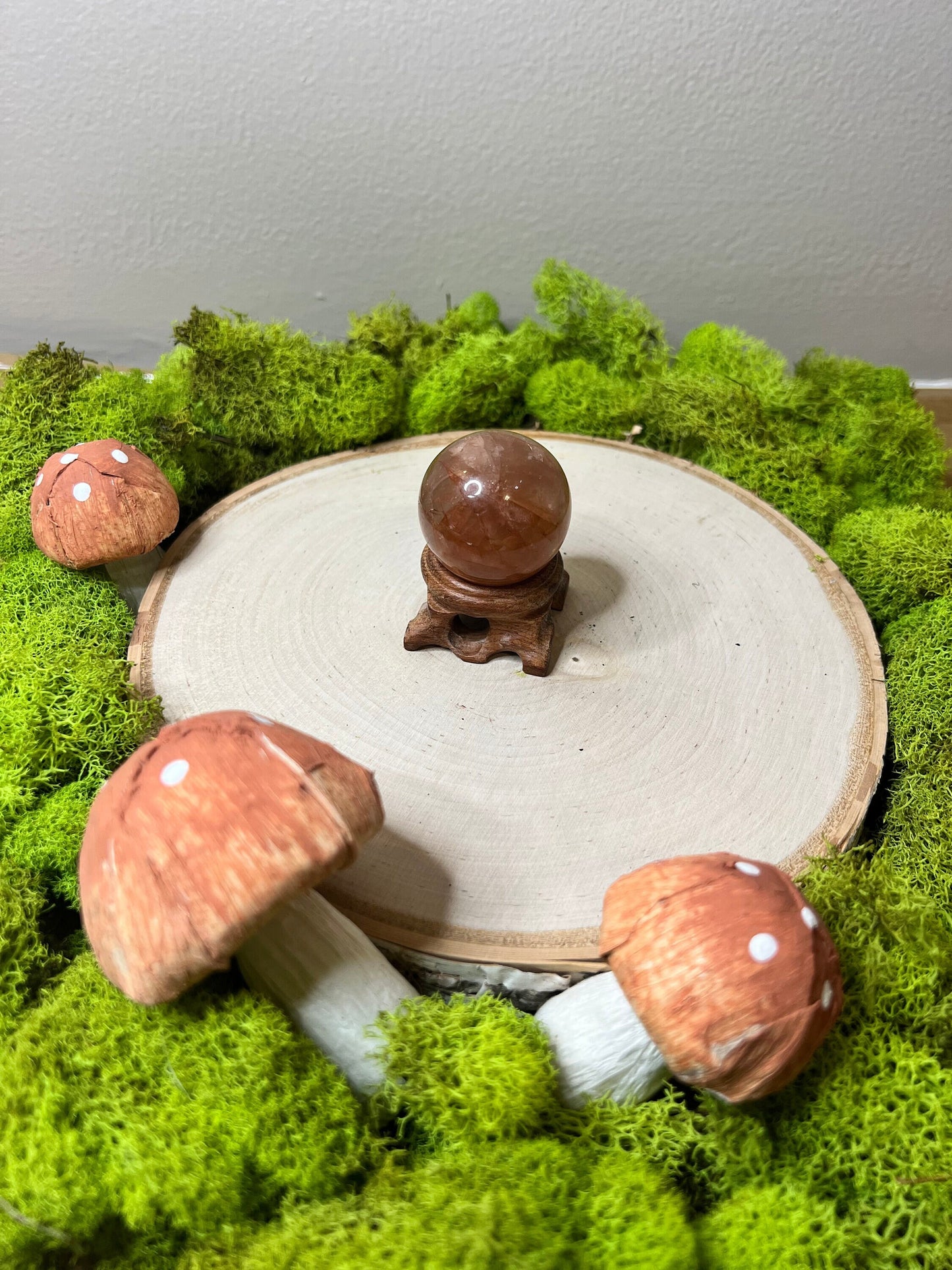 Gorgeous Fire Quartz Sphere