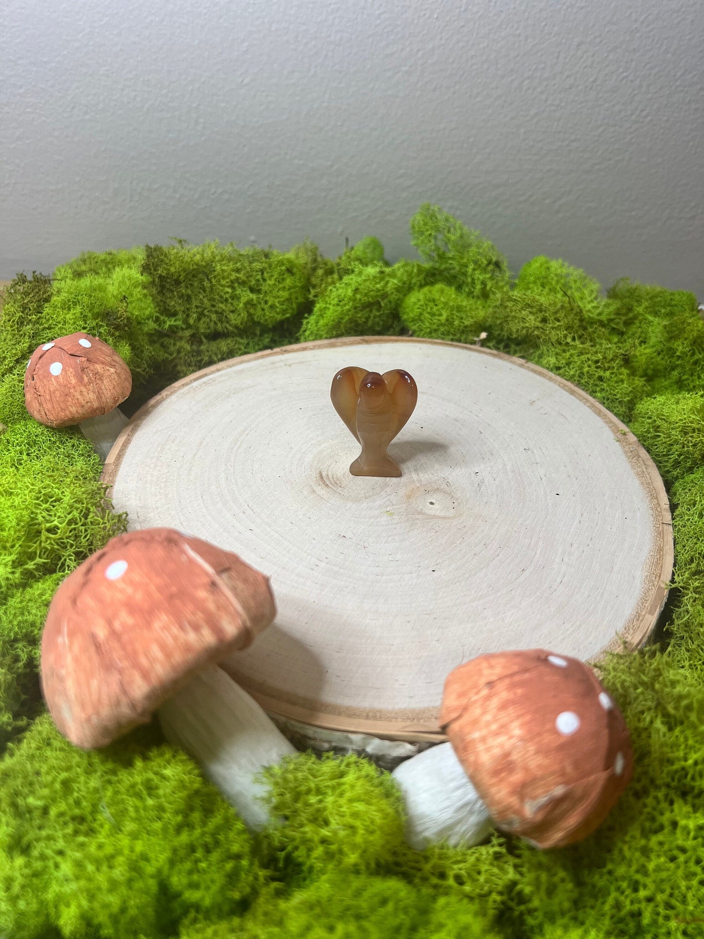 Beautiful Honey Carnelian Angel